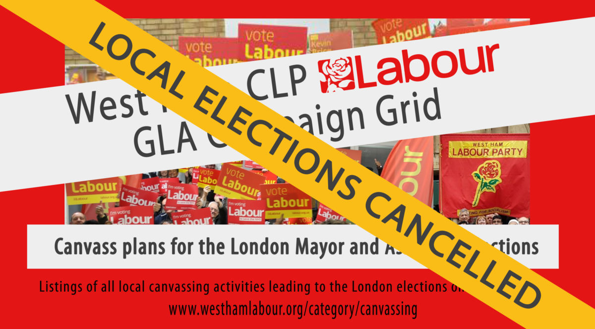 London Mayor and Assembly Election Campaign - Cancelled ...